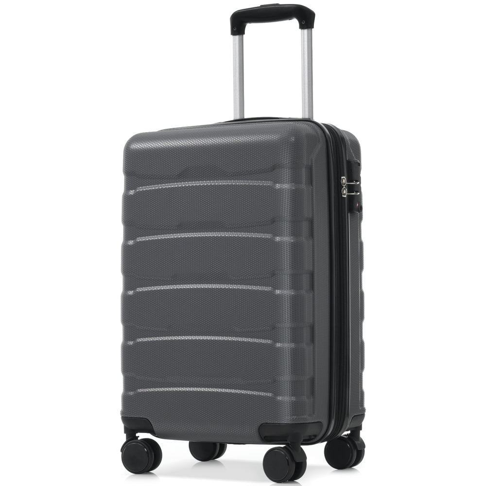 20 Inch Hardshell ABS Carry On Luggage, Durable Expandable Travel Suitcase With Spinner Wheels, TSA Lock