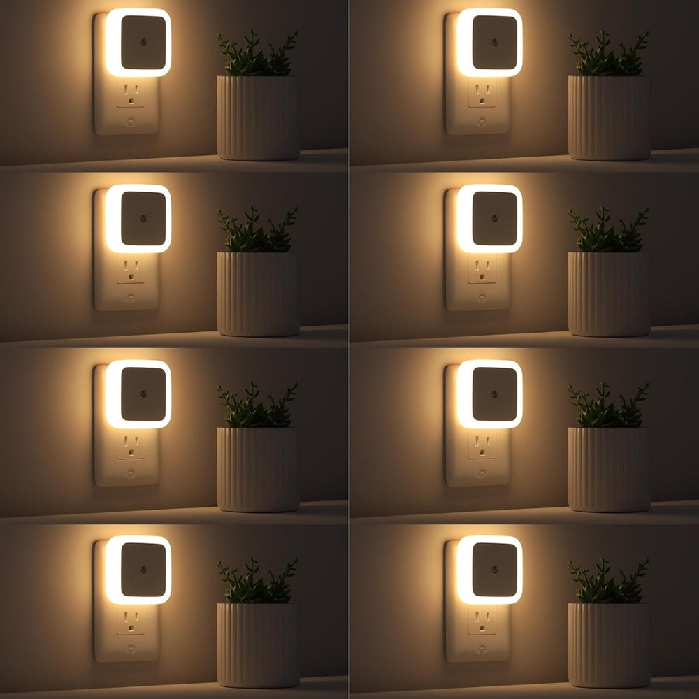 Night Light, Night Lights Plug Into Wall 8-Pack, Nightlight Plug In Night Light, Dusk To Dawn Night Lamp Led